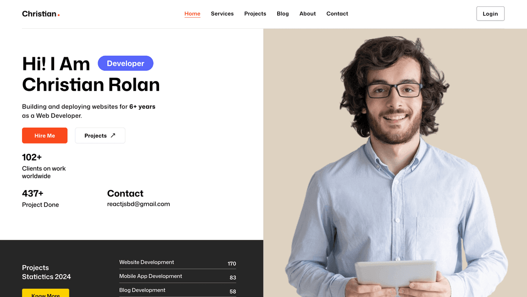 Christian Portfolio Website