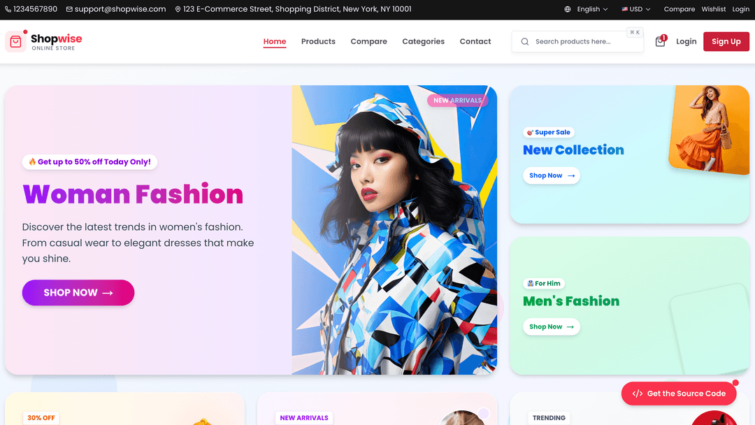 Shopwise Ecommerce Application